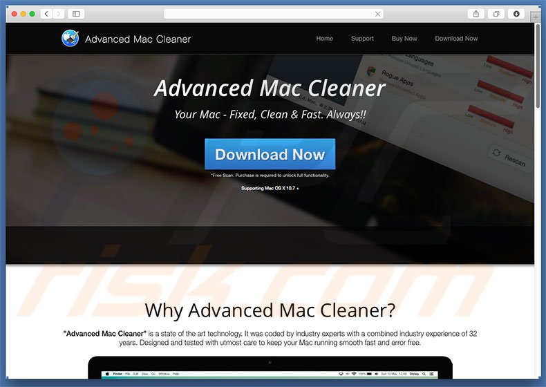 désinstaller advanced mac cleaner